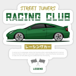 Tuner Green Celica MK7 JDM Sticker